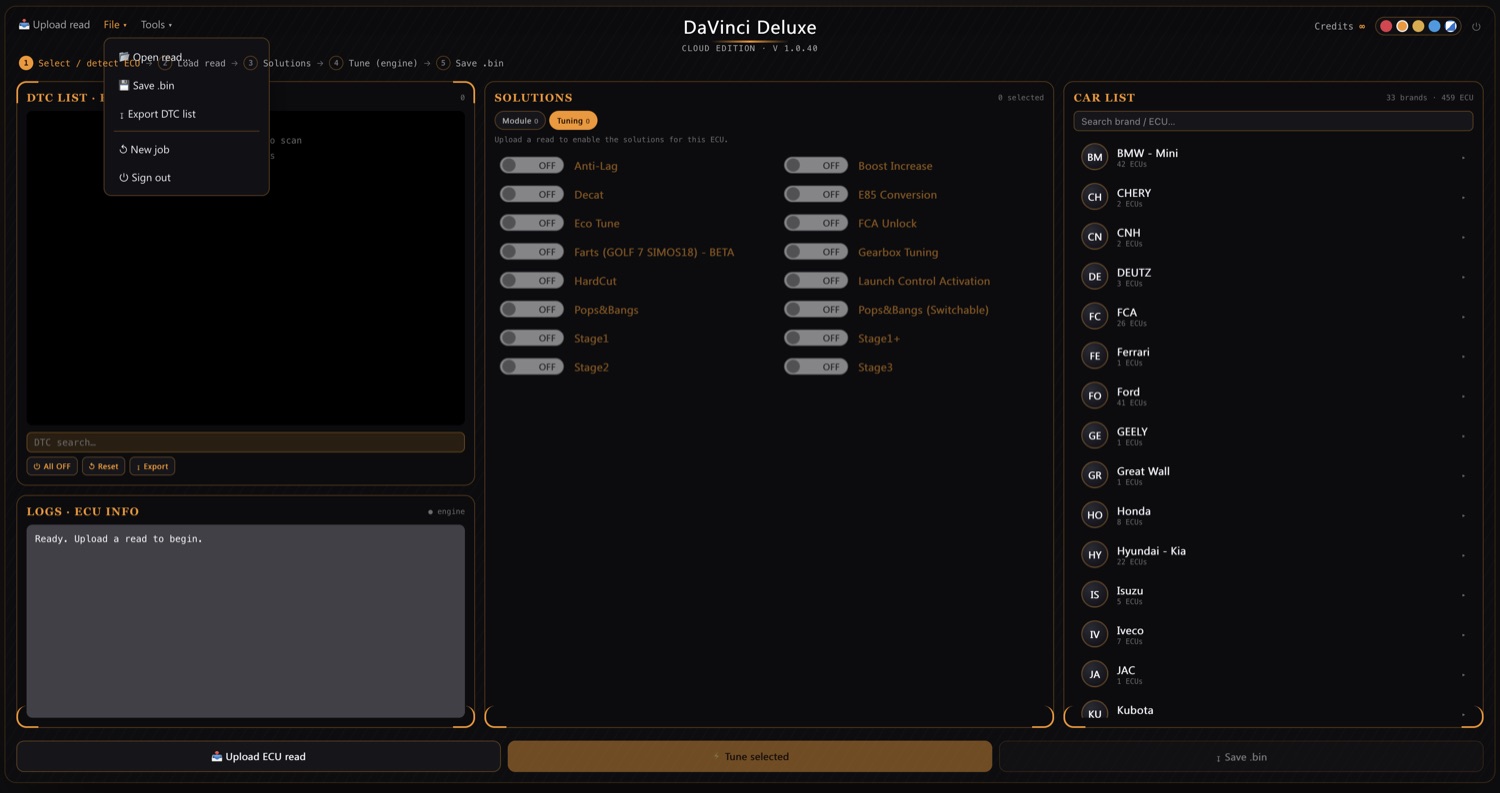 DaVinci UI 10