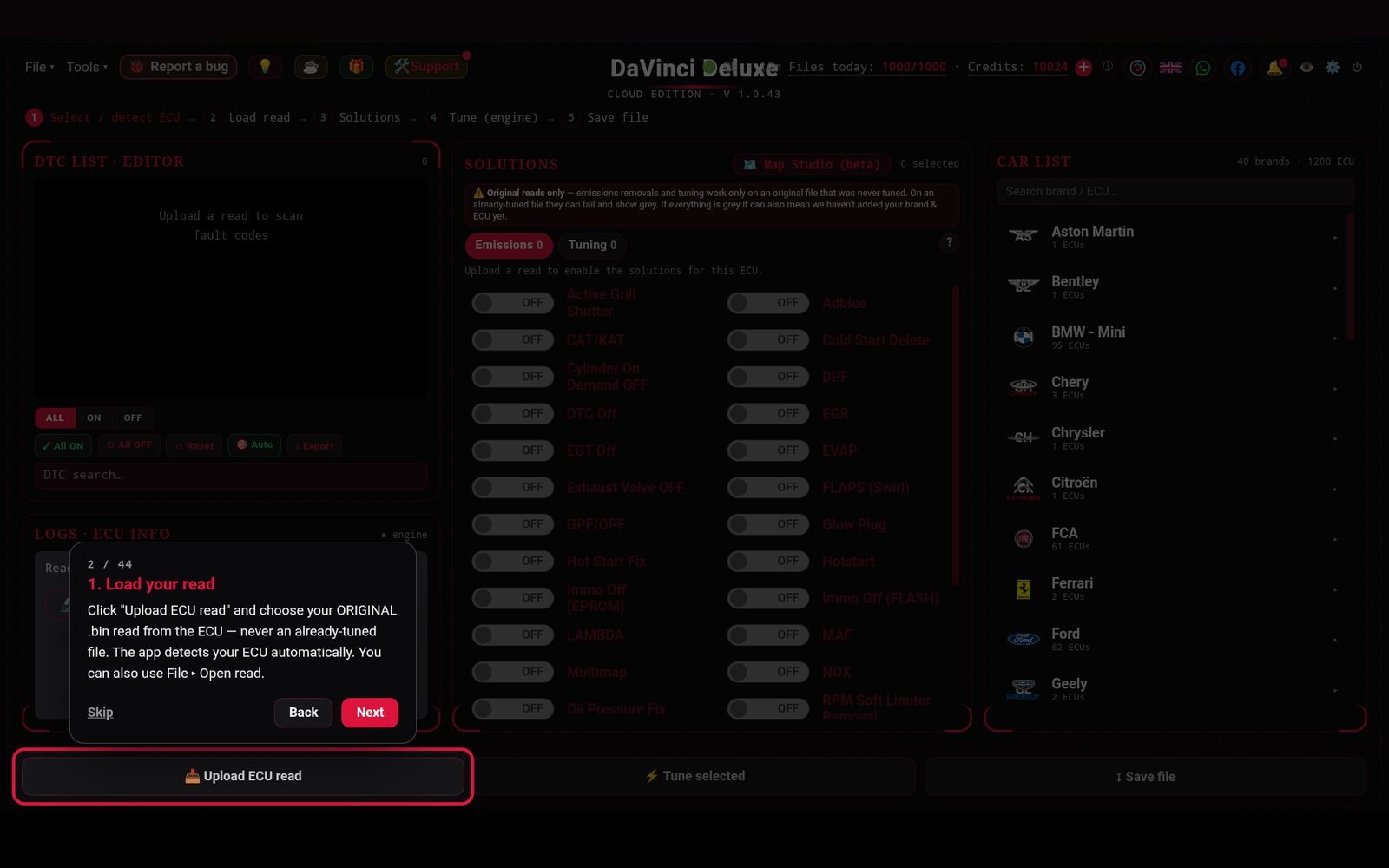 DaVinci Deluxe on Android 5