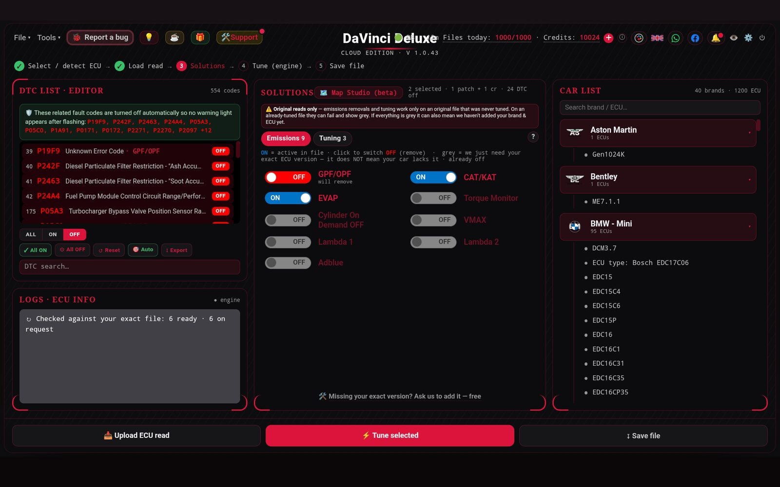 DaVinci Deluxe on Android 12