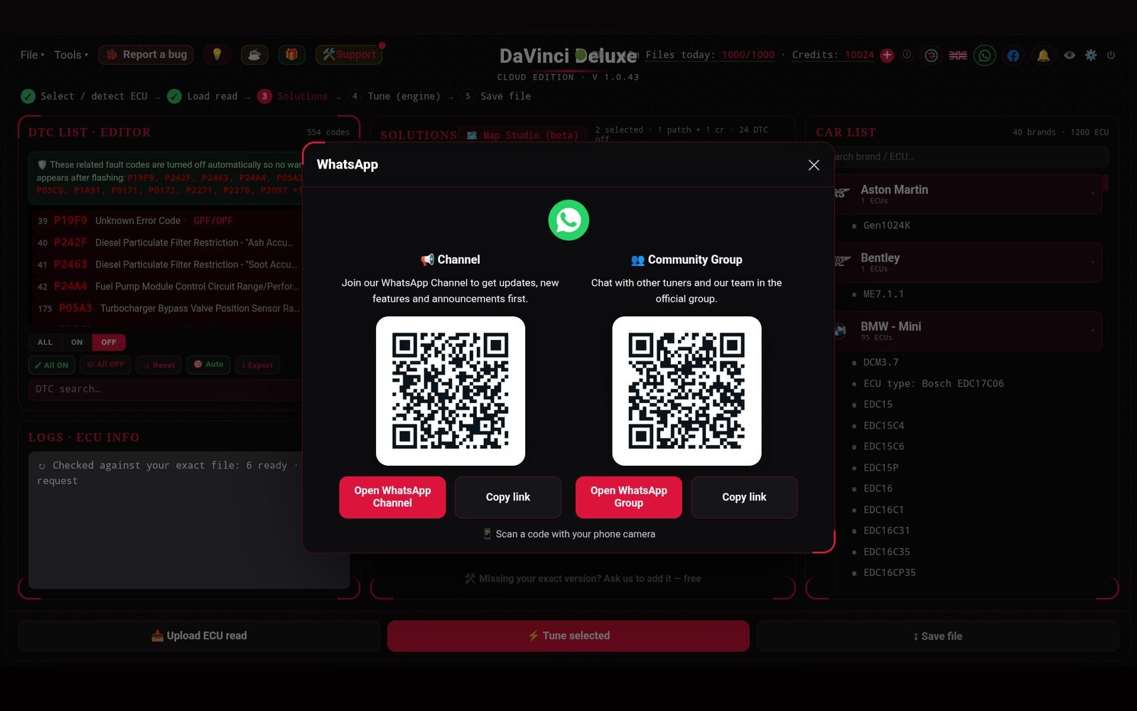DaVinci Deluxe on Android 14