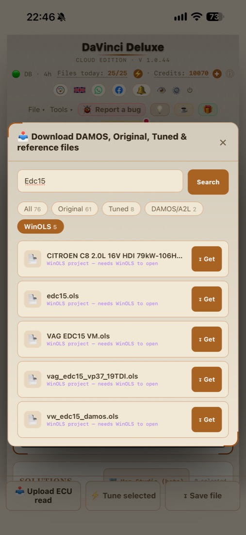 DaVinci Deluxe on iPhone 50